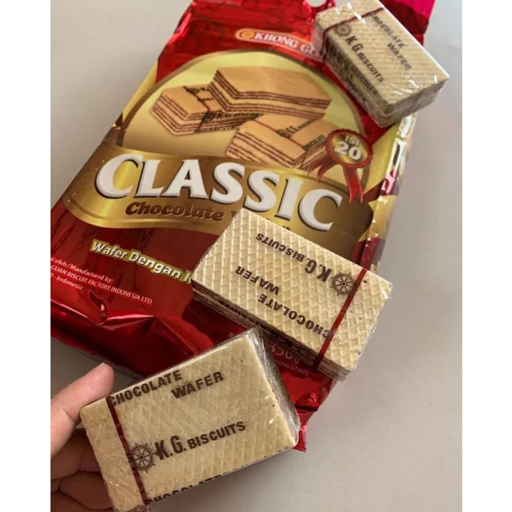 

Kong Guan Classic Waffer Chocolate 350gr| Waffer Classic Kong Guan