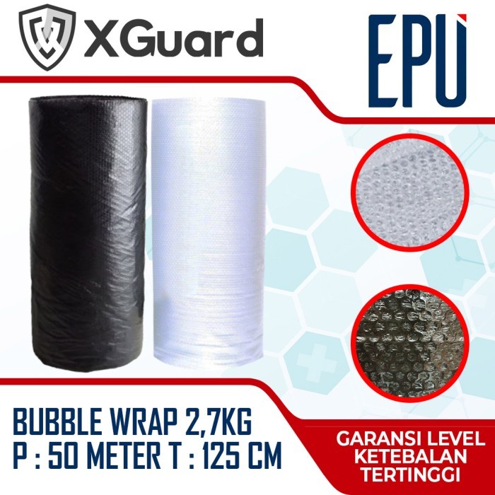 

XGuard Bubble Wrap 2.7 kg 125 cm x 50 meter Plastik Bubble Buble Wrap