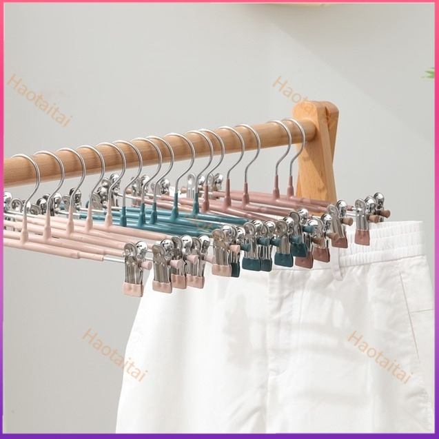 Gantungan Baju Jepit Dan Celana Gantungan Baju Hanger Jepit Besi Kawat  Pants Hanger Clip Stainless 