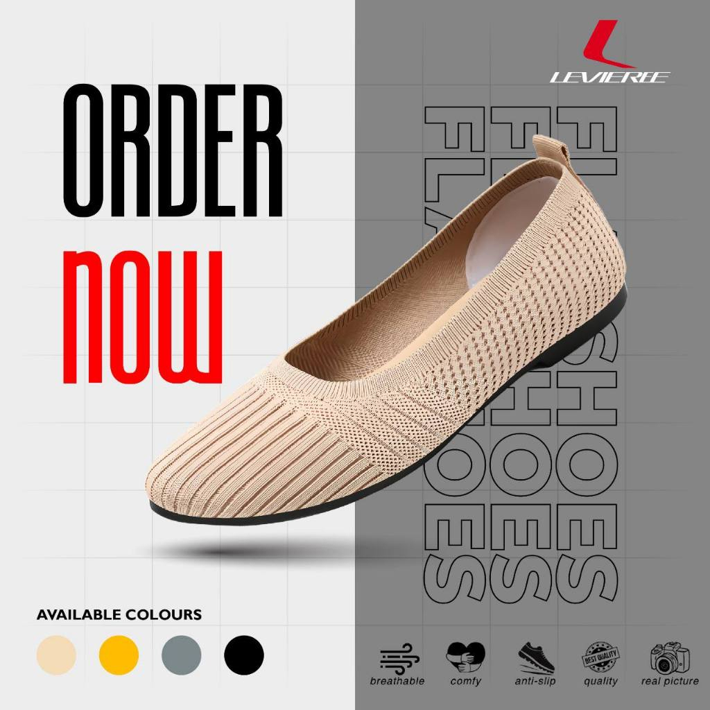 Sepatu Flat Slip-on Wanita - Flatshoes Kerja Wanita LV0412 - Flatshoes Wanita - Sepatu Kerja - Sepat