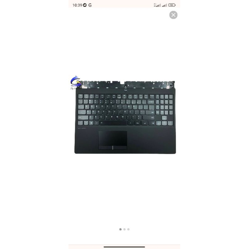 Palmrest Uppercase Keyboard Touchpad Lenovo Legion Y530
