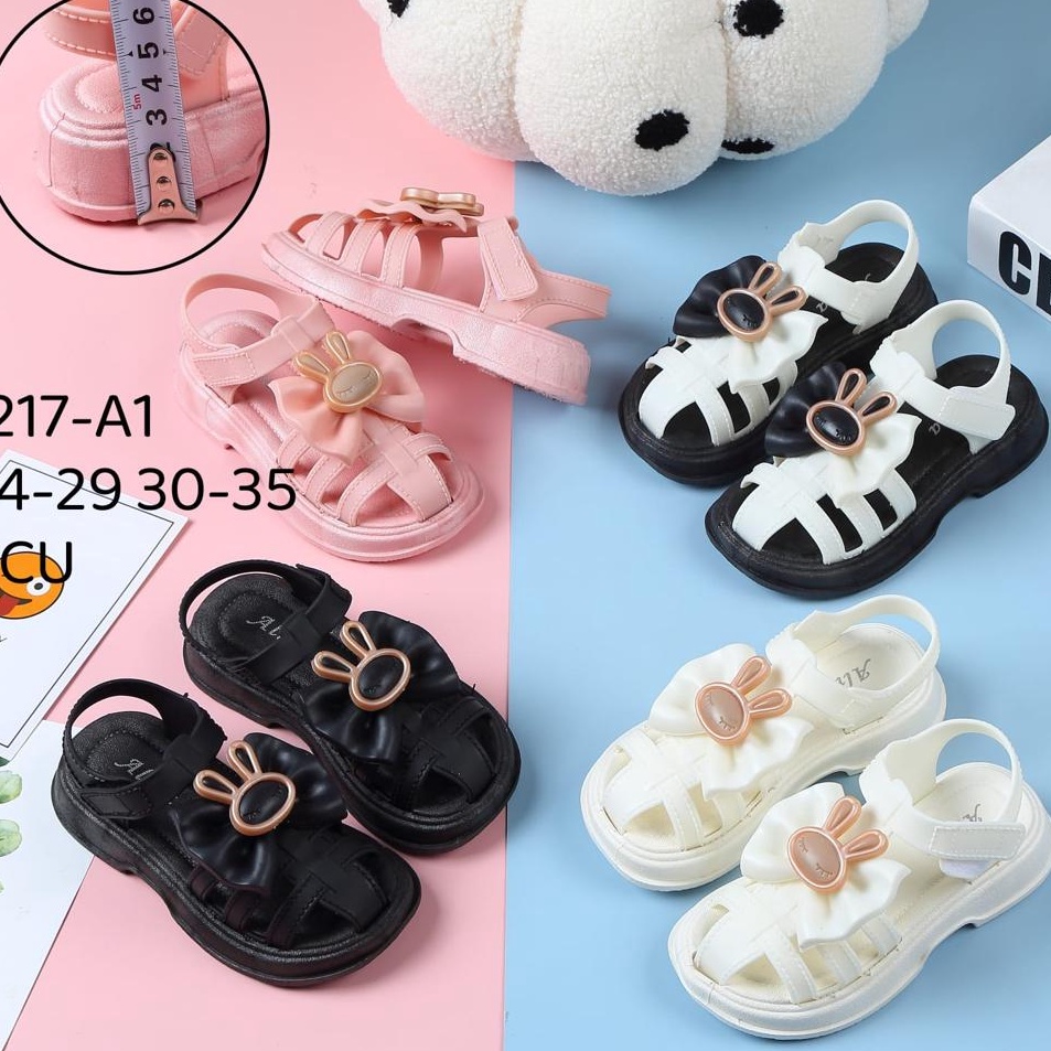 Hemat Sandal Anak Import Sendal Karet Gladiator Rabbit ALINA 1217-A1