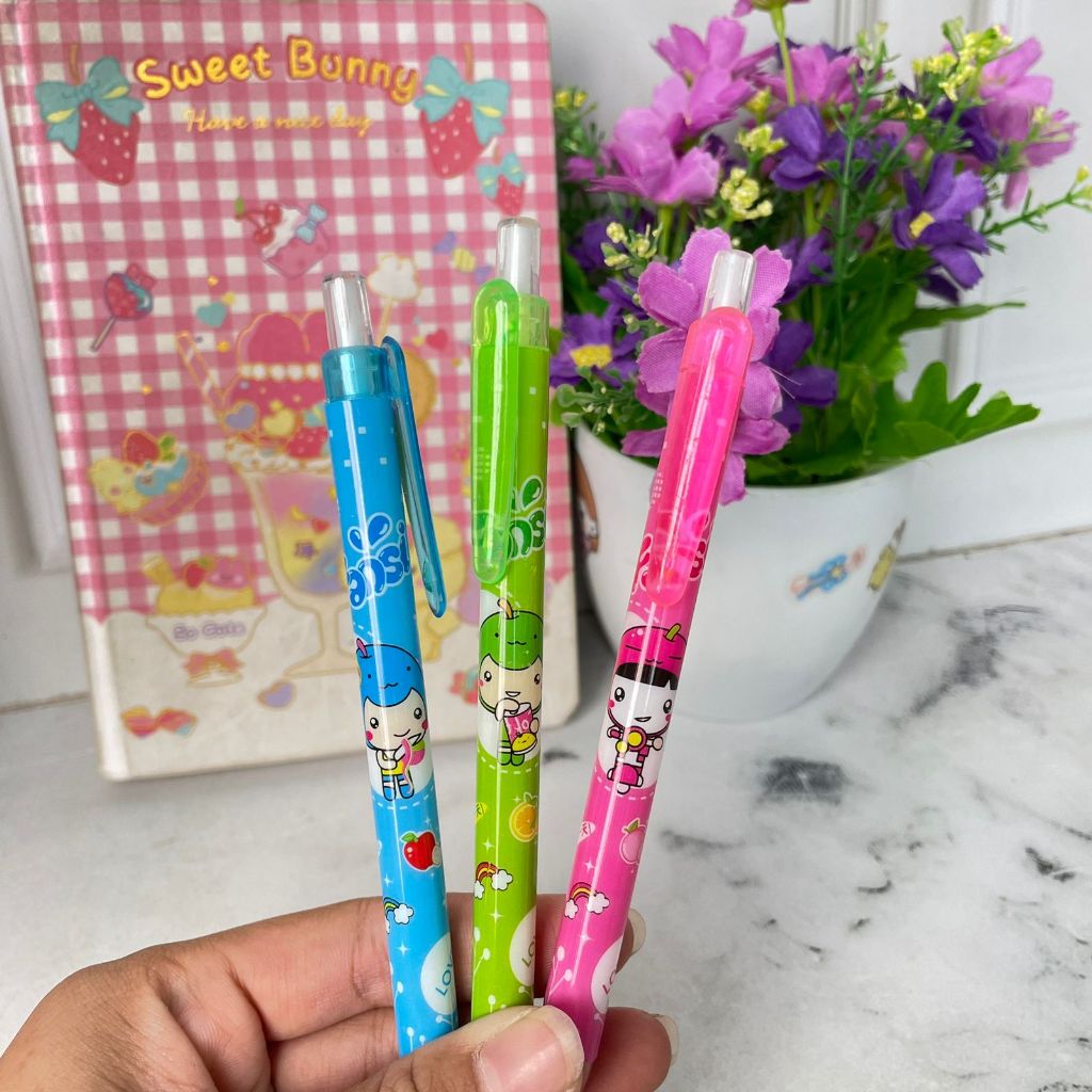 

PENSIL CETEK CEWE LOVE PC-1082 Pensil mekanik gambar cewe pensil isi ulang mekanik alat tulis lucu unik kekinian harga murah