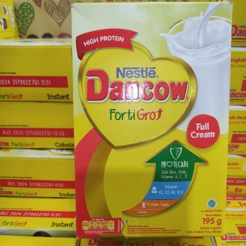 

Nestle Dancow Fortogrow Full Cream //Dancow full cream 195gr //Dancow Fortigrow Full Cream 195gr 390gr 780gr