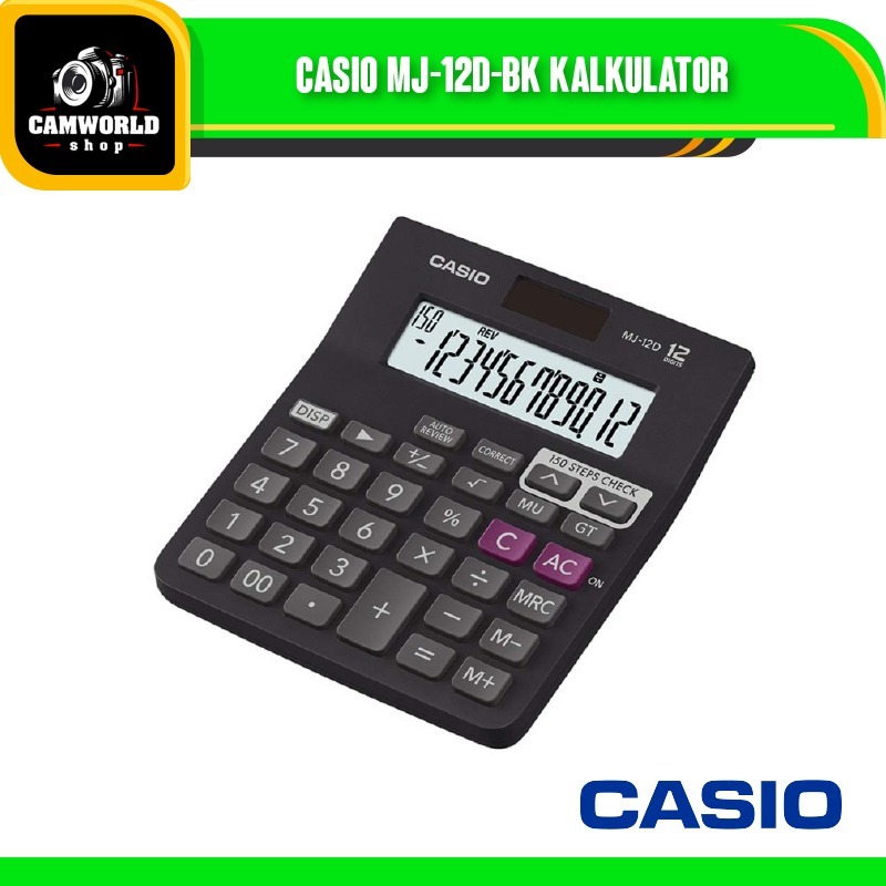 

Casio MJ-12D-BK Kalkulator