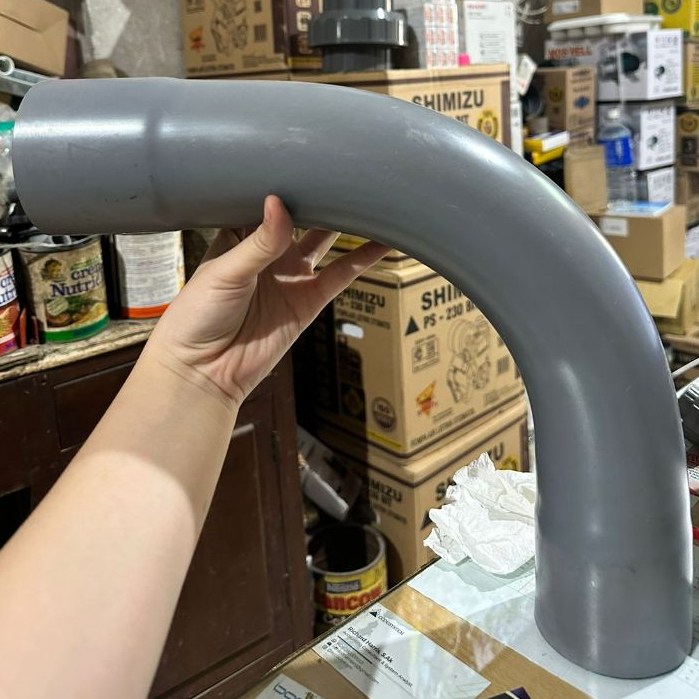 TRILLIUN Bok Panjang Long Elbow 4" D Maspion Elbow D 4" keni panjang boch pvc Bok panjang 4" Long L 