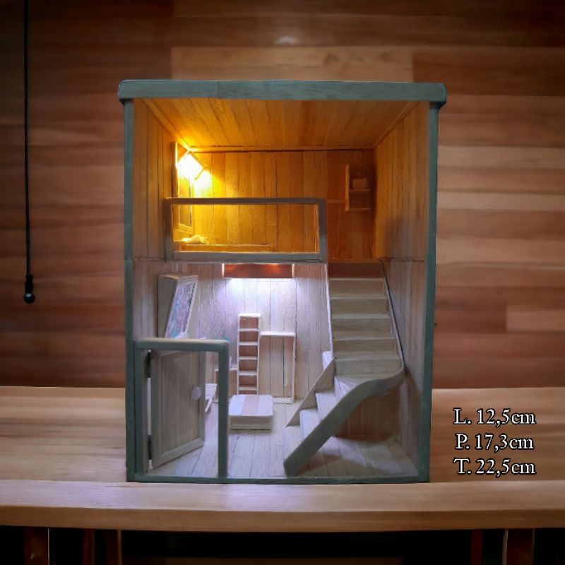 Miniatur rumah modern