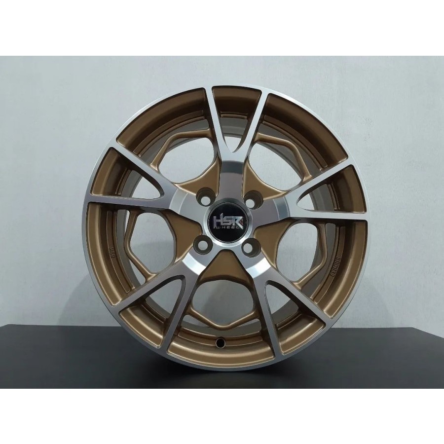 FORSALE VELG MOBIL RACING RING 16 HSR WHEEL PCD 4X100 LEBAR 7