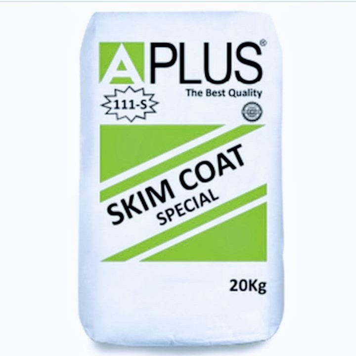 Plamur APLUS Special Skim Coat HIJAU / A Plus Skimcoat Spesial PER 20 KG TEMBOK LUAR
