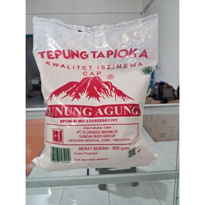 

TEPUNG TAPIOKA GUNUNG AGUNG 500 Gram