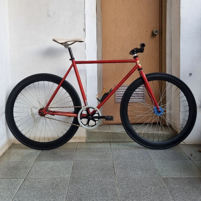 fullbike fixie comet chromoly. torpedo