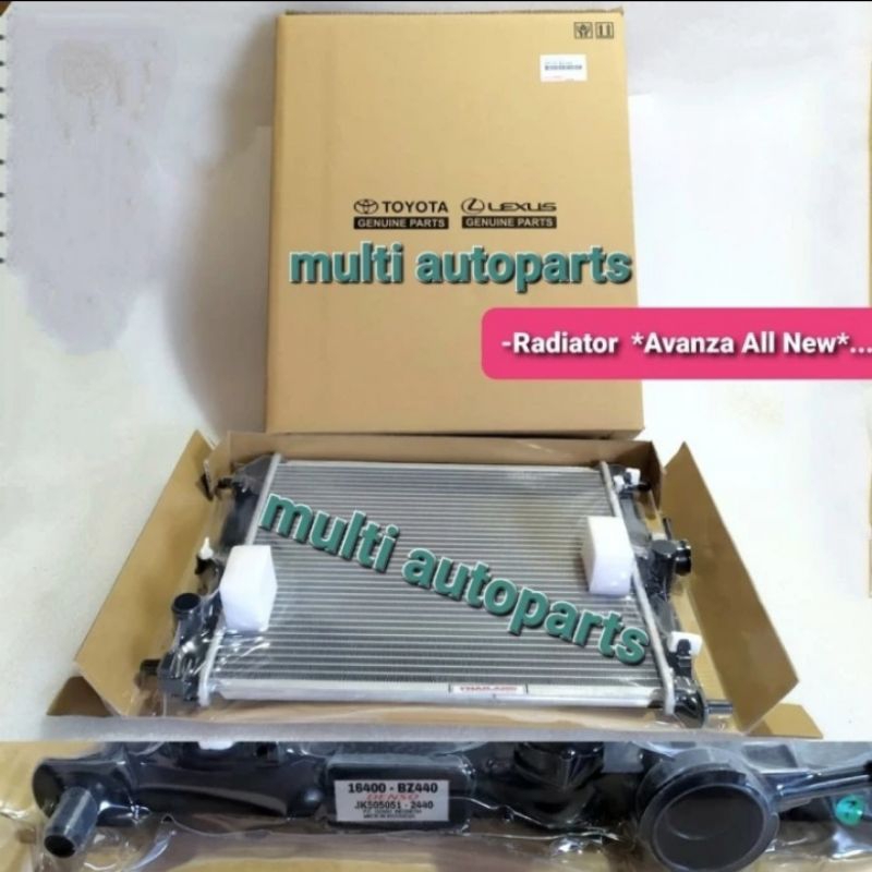 RADIATOR ASSY NEW AVANZA XENIA 2012-2016 MANUAL ORIGINAL