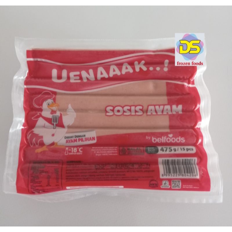 

BELFOODS SOSIS AYAM UENAK 500GR