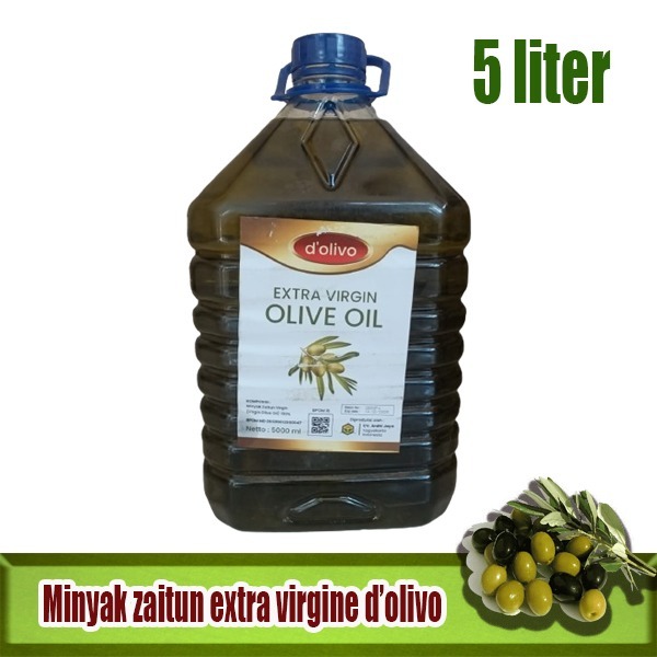 

Minyak Zaitun Extra Virgin 5 liter | Extra Virgin Olive Oil 100%