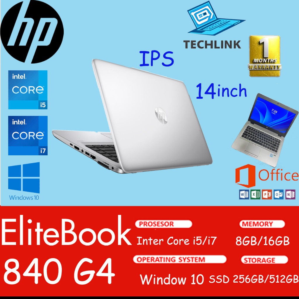 Laptop HP ELITEBOOK 840 G4 laptop 8G RAM 256GB/512GB SSD