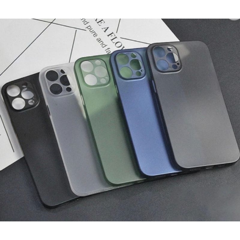 Silikon Soft Case Matte Ultrathin Tipis Bening 0.3mm Super Slim Iphone 14 Pro Max 14 Pro 14 13 Pro M