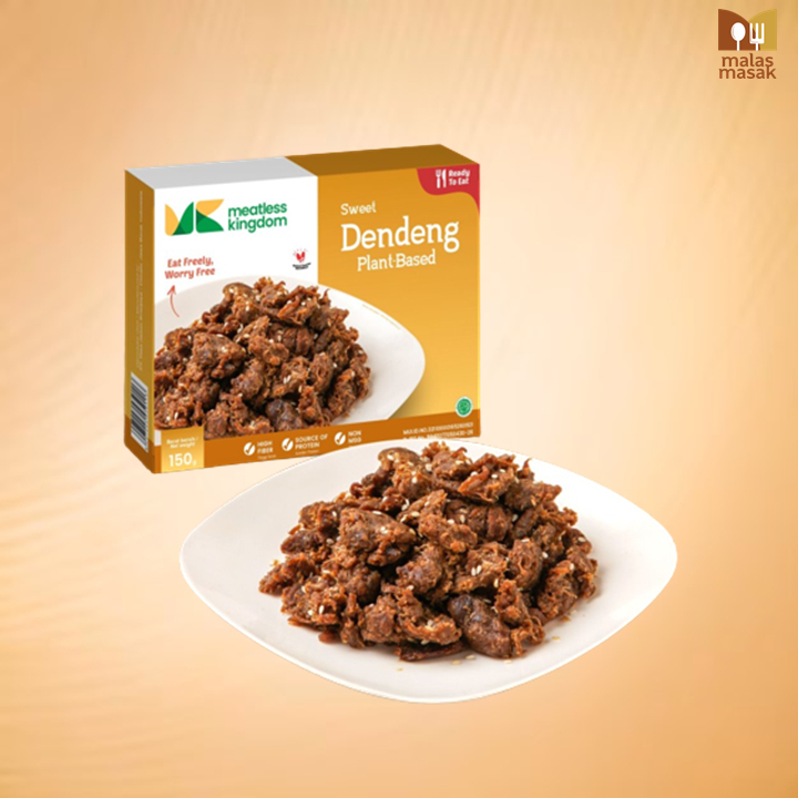 

Meatless - Dendeng Nabati Manis150 gram | Plant Based | Vegetarian Food | Daging Nabati