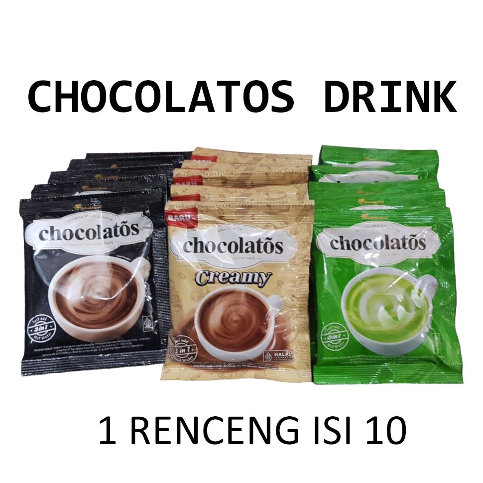 

[❆V46&] CHOCOLATOS DRINK RENCENG ISI 10 [232]