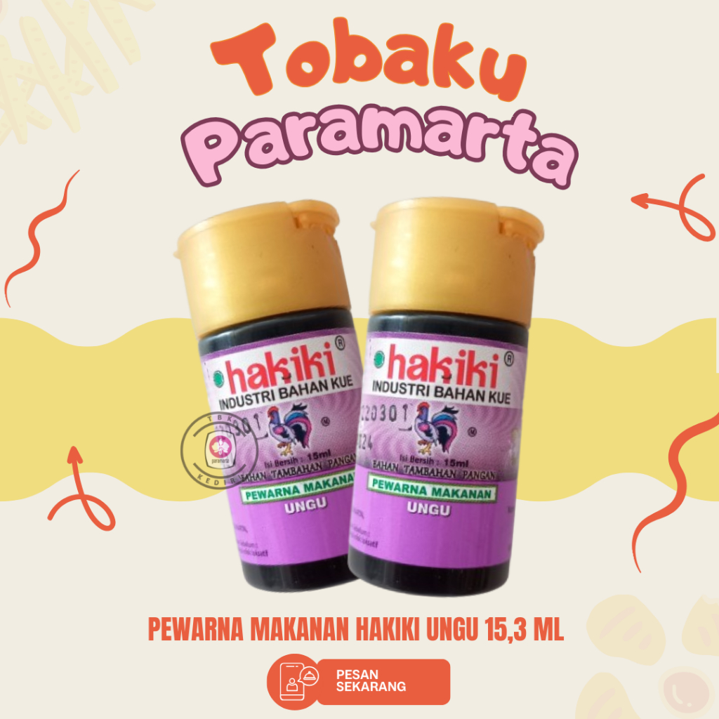 

PEWARNA MAKANAN HAKIKI UNGU 15 ML / PEWARNA MAKANAN HAKIKI