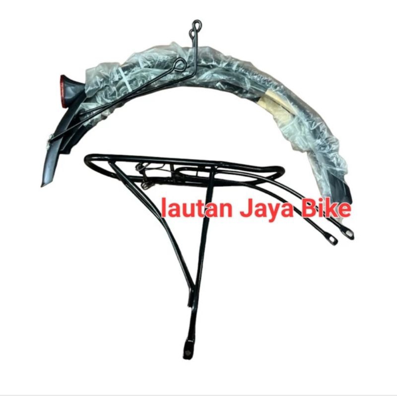 Boncengan sepeda lipat 16 inch dan Spakbor untuk Sepeda Lipat