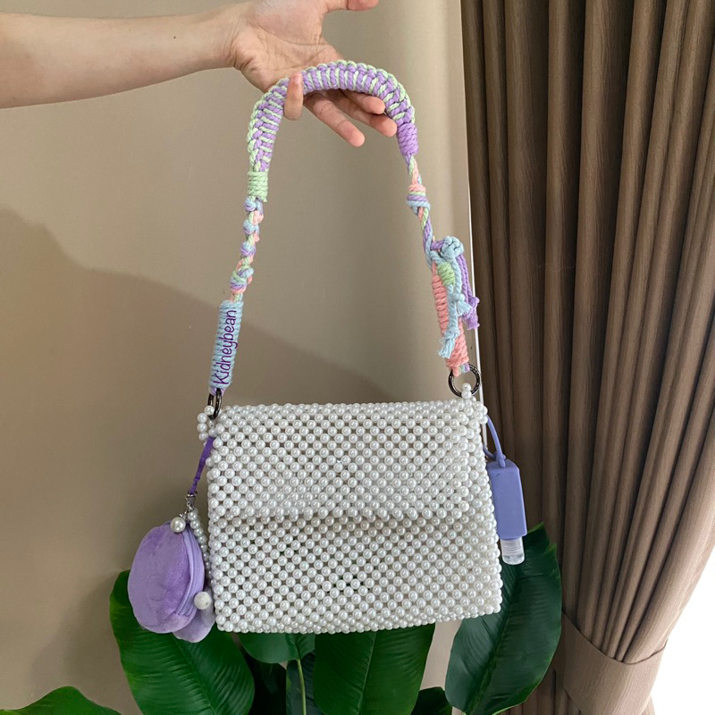 Macrame Strap Bag // Macrame Shoulder Strap Bag