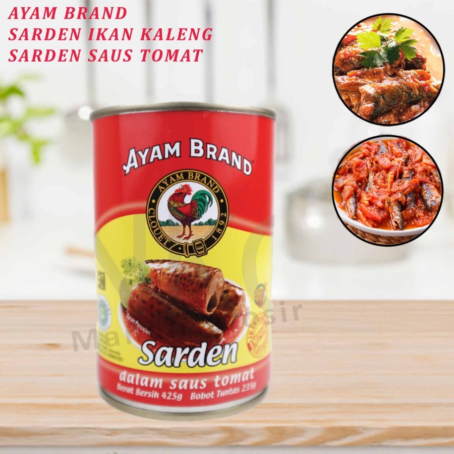 

Sarden Ikan Kaleng * Ayam Brand * Sarden Saus Tomat * 425gr