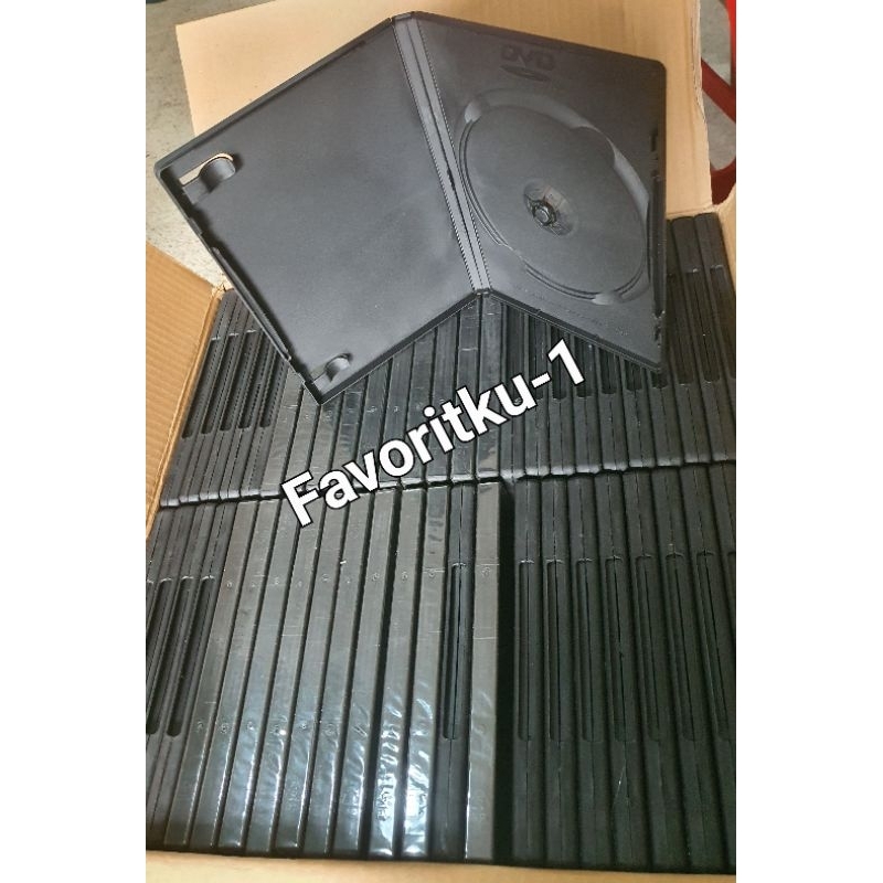 CD/ DVD Case / Kotak CD GT-PRO Single Disc (Hitam). 1 Paket Isi 5 Kotak
