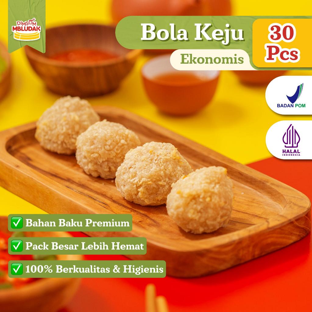 

Dimsum Mbludak Bola Keju Frozen Dimsum Ekonomis Halal 30 Pcs