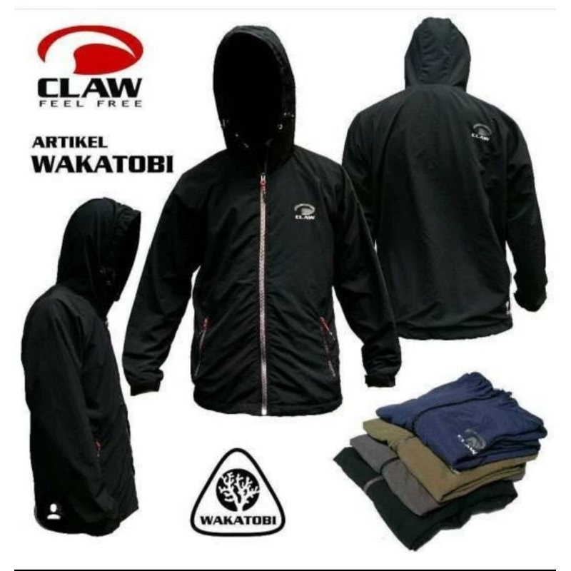 Jaket Running Outdoor Claw Wakatobi Original Jaket Jogging Trekking Summit Wakatobi