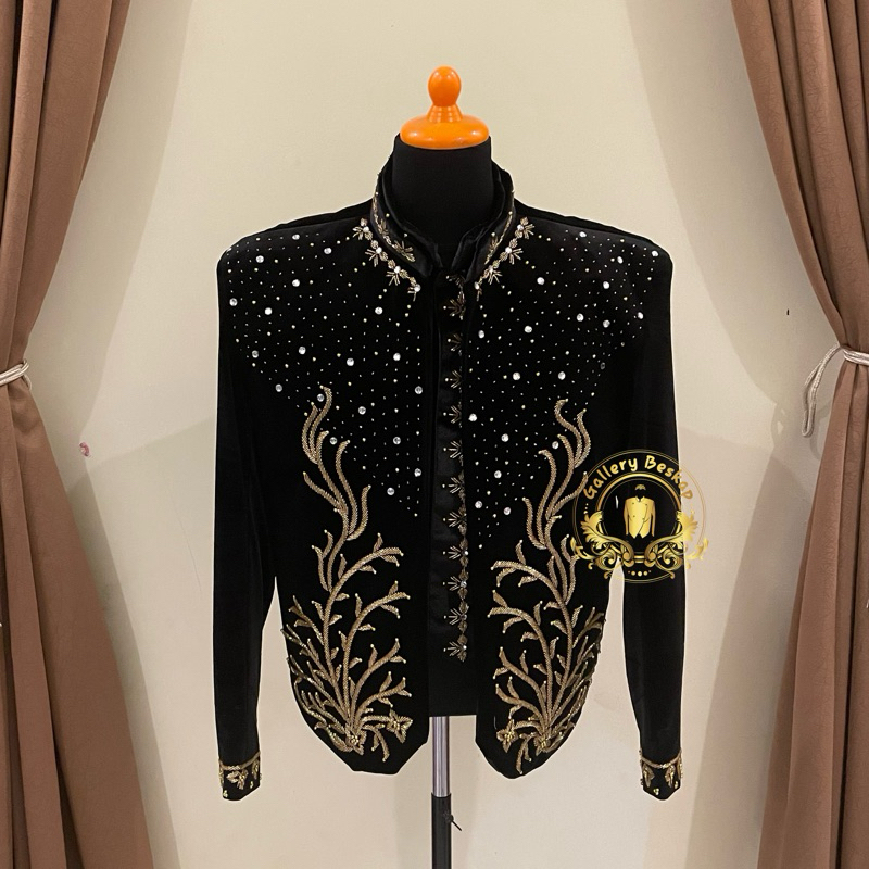 Beskap pengantin bludru/ beskap jawa bludru