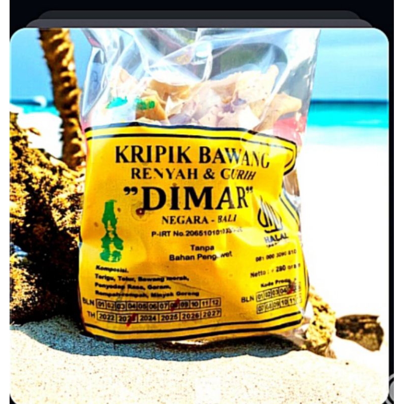 Keripik Bawang  Dimar  Bali Gurih 160gram