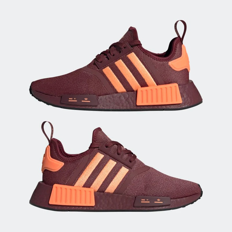 ADIDAS NMD R1 SHADOW RED MAROON BEAM ORANGE ORIGINAL BNIB HP2822