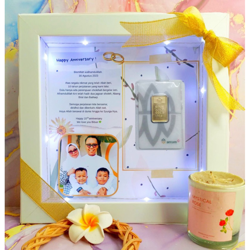 Custom Frame Hadiah Bingkai LM Antam