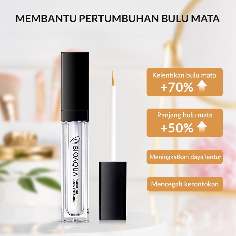 READY BIOAQUA EyeLash Serum Bulu Mata dan Alis Halal 7ml Pelentik Bulu Mata Serum Penumbuh Bulu Mata