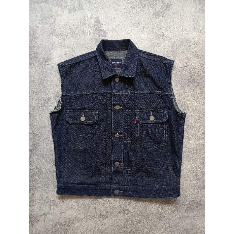 vest denim uniqlo type 2