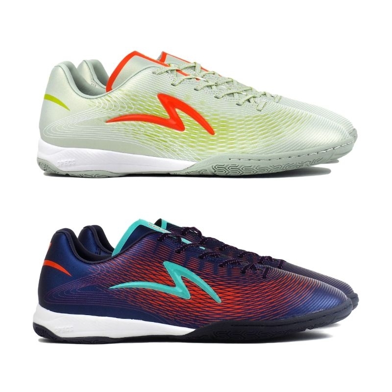 Sepatu Futsal Specs Accelerator Lightspeed LS ULTRA IN - White Rising Red Grey Astral Aura Original