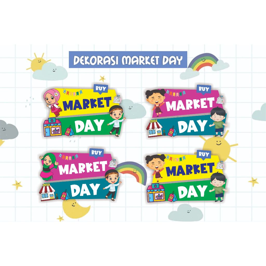 Market Day Decoration/Dekorasi Market Day