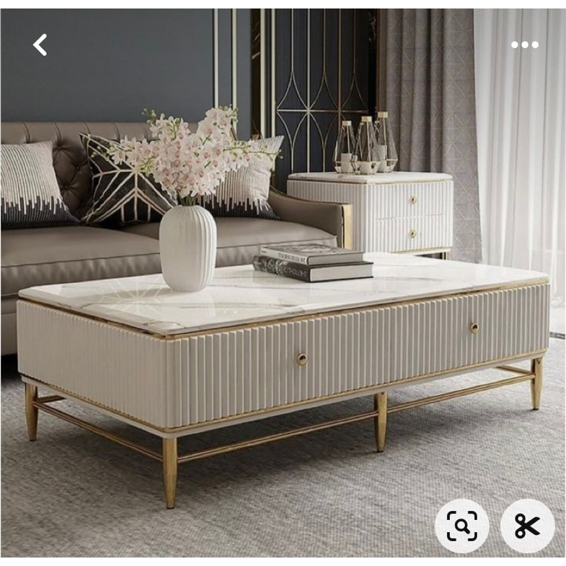 Meja Tamu Hpl Marble