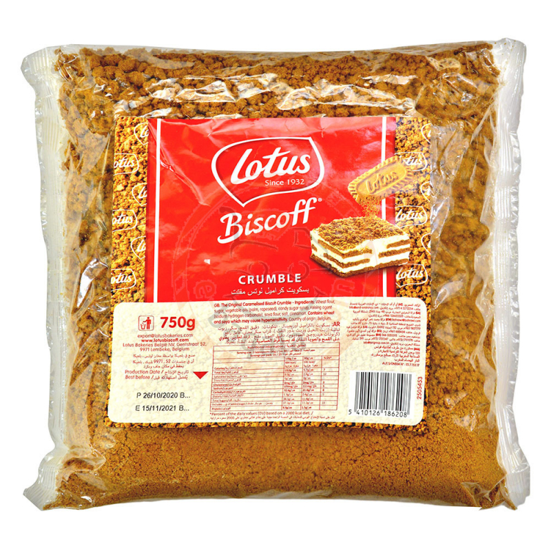 

LOTUS BISCOFF CRUMBLE 750GR