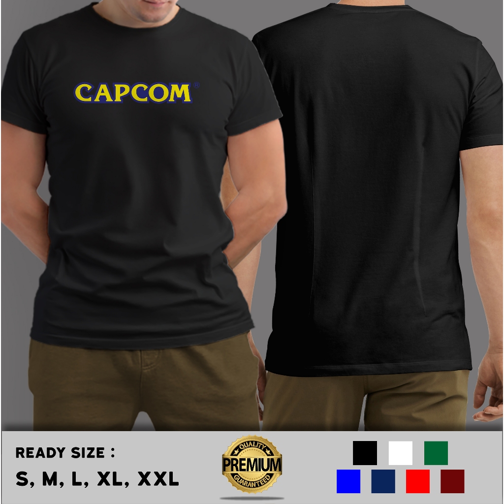 Kaos Capcom Logo Terlaris
