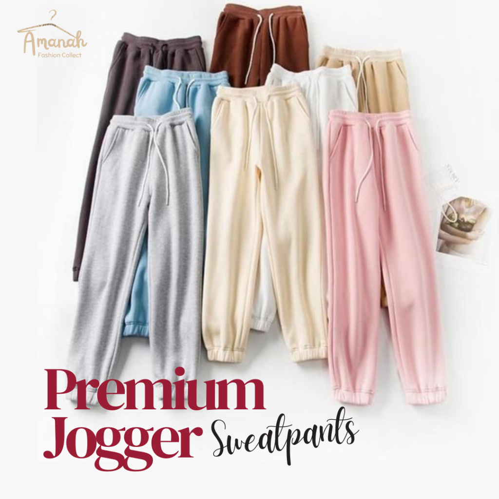 JOGGER SWEETPANTS / JOGGER PRIA WANITA / JOGGER WANITA / SWEETPANTS UNISEX  / CELANA SWEETPANTS TERM