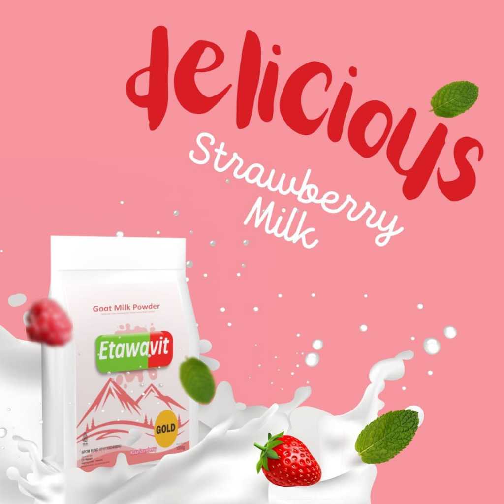 

Susu Kambing ETAWAVIT Strawberi Menjaga Kesehatan dan Memenuhi Kebutuhan Kalsium Anda