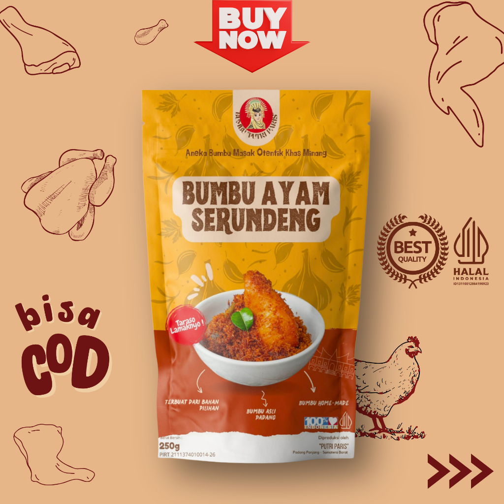 

Bumbu Ayam Serundeng "Putri Paris