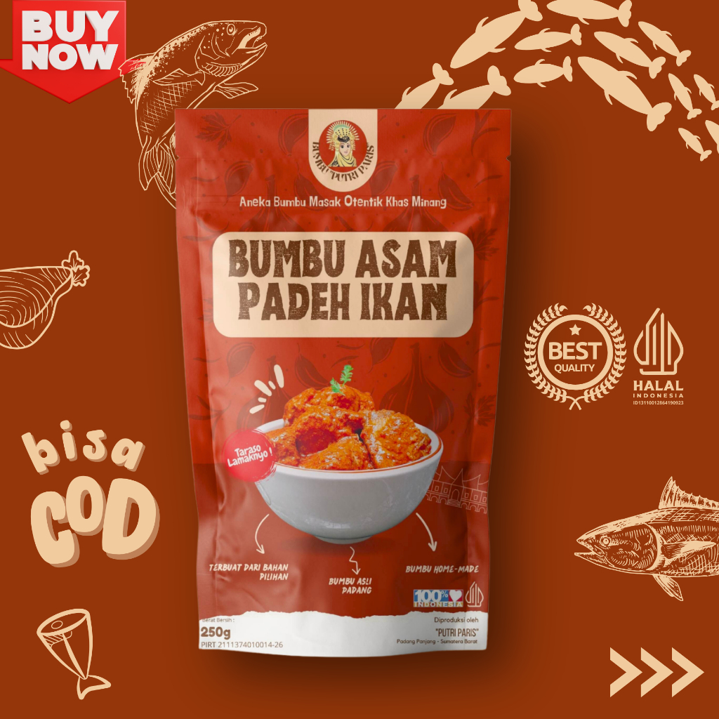 

Bumbu Asam Pedas Ikan "Putri Paris