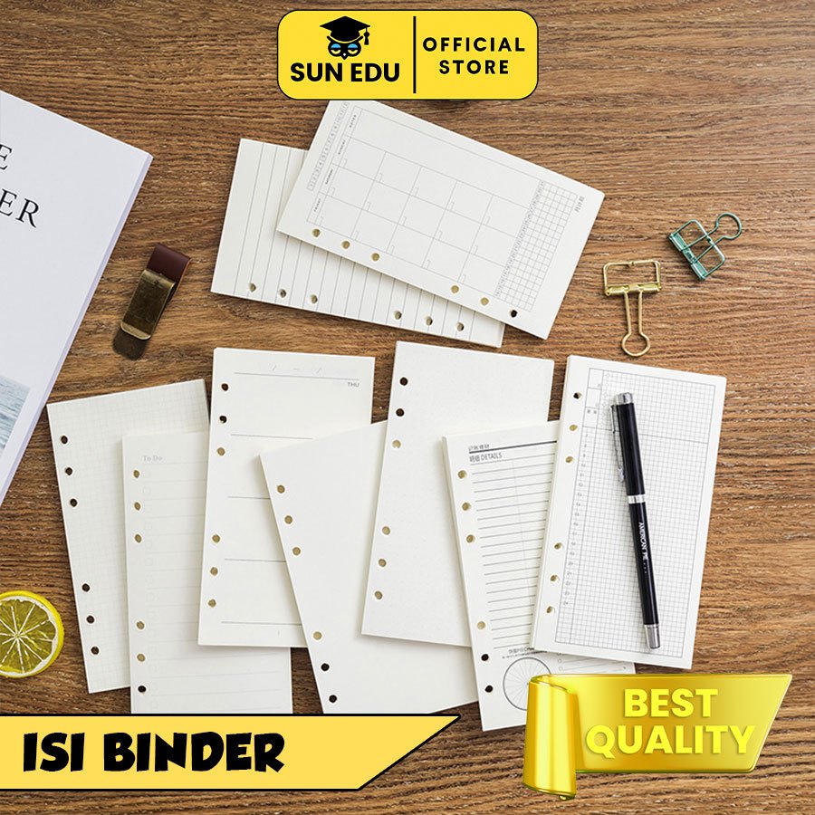 

ISI BINDER KERTAS& ZIPLOCK BAG NOTEBOOK A6