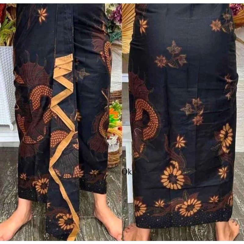 kamen bali pria dewasa setengah jadi/kain batik bali setengah jadi