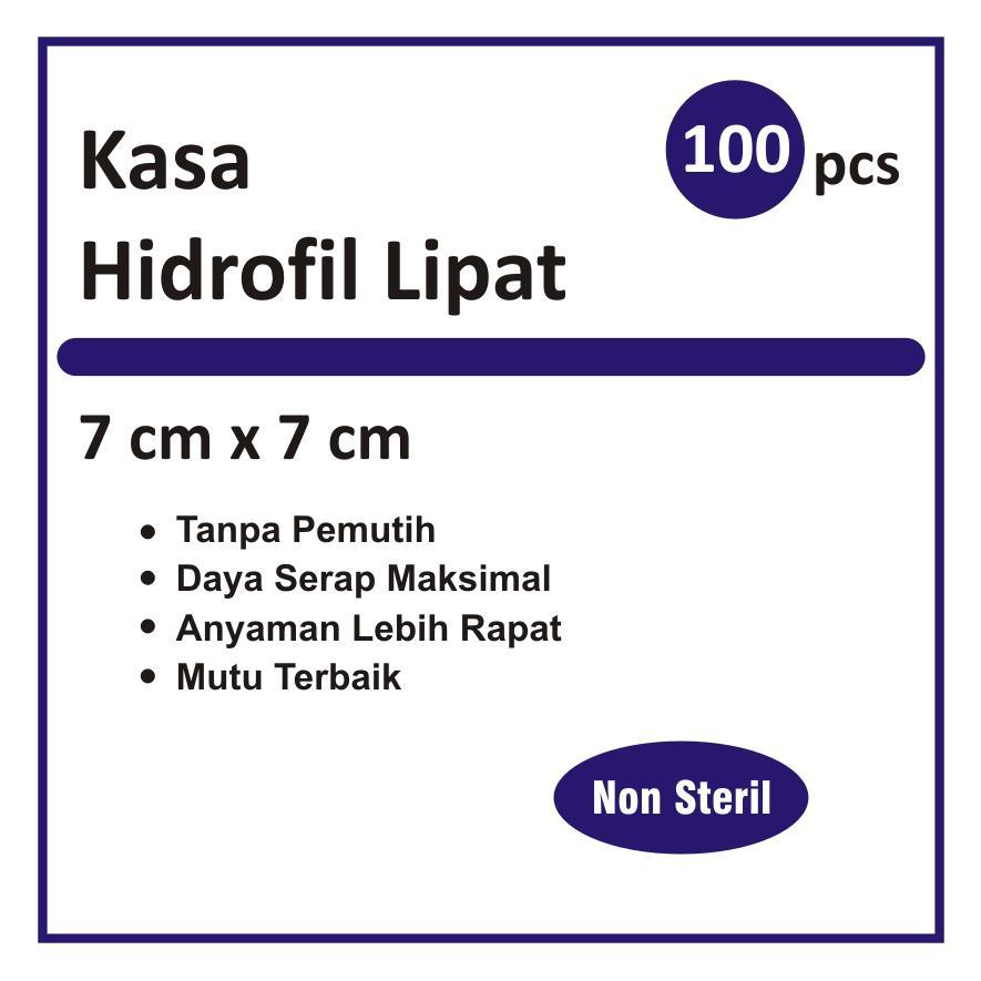Kasa lipat uk. 7 cm x 7 cm (non steril)