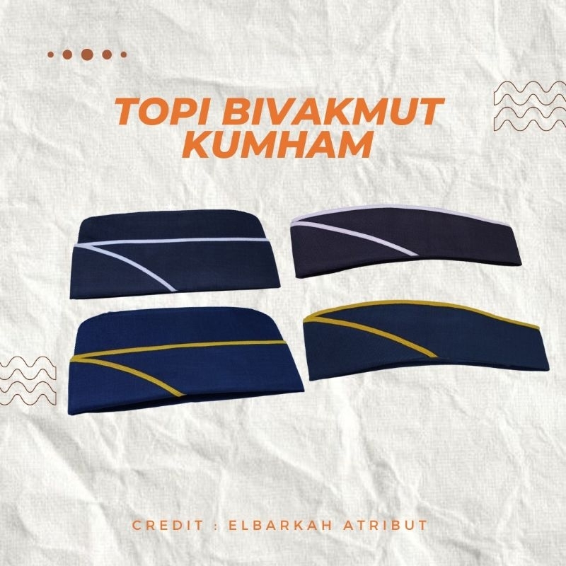 TOPI BIVAKMUT KUMHAM TERBARU TANPA PIN MUT KUMHAM KEMENKUMHAM IMIGRASI