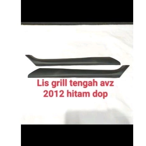 list grill tengah mobil all new Avanza Xenia 2012-2014 hitam doff