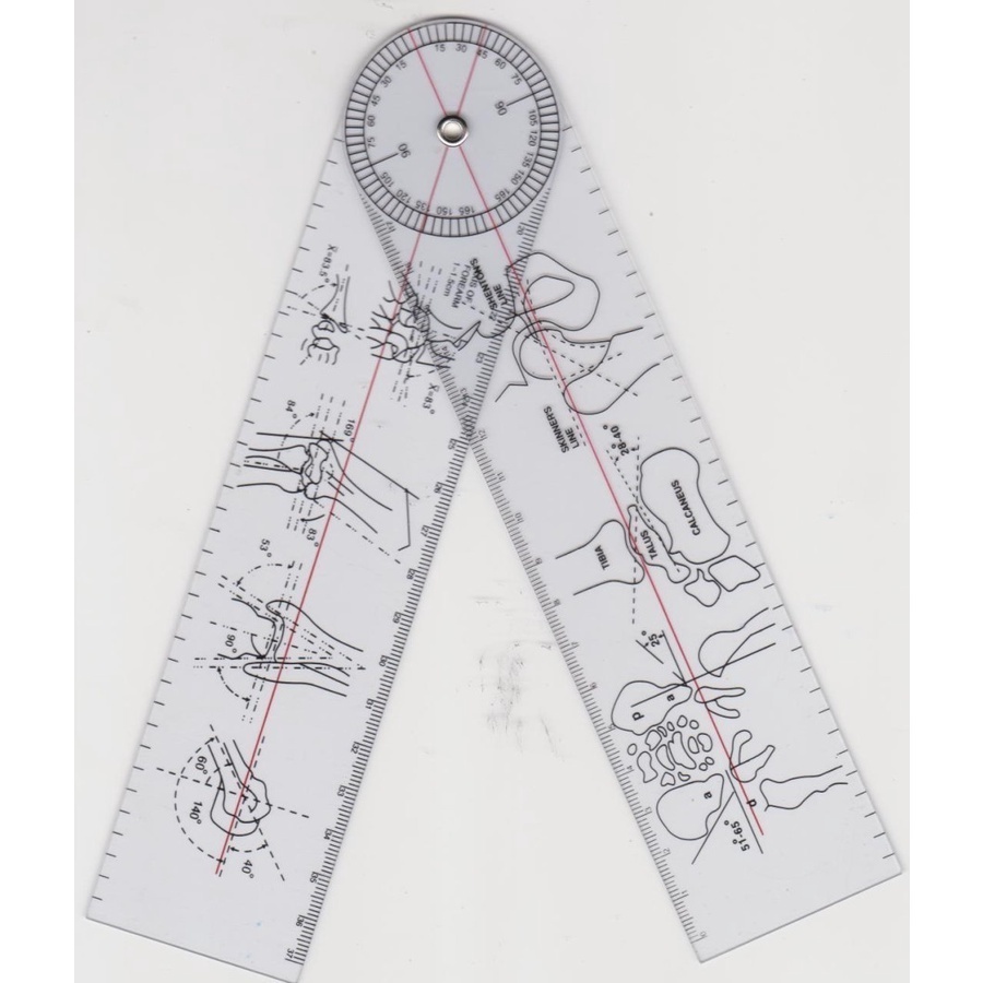 

Penggaris Goniometer / Alat Ukur Sudut